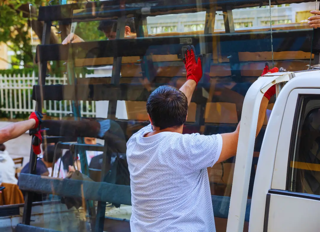 Remplacement de vitrine magasin Hyères